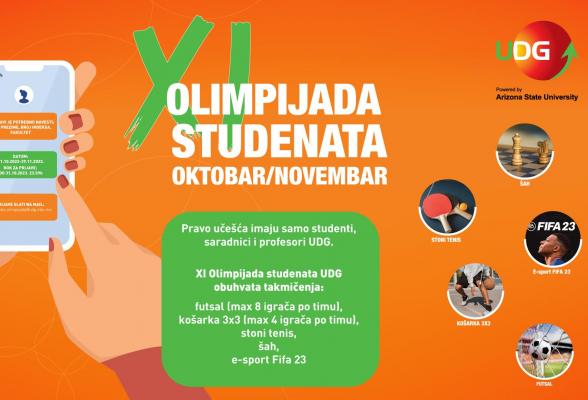 XI Olimpijada studenata UDG-a